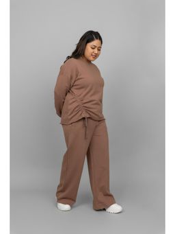 NeceSera - Brown Terry Rushing Co-Ord (Set of 2)