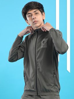 Technosport - Boys Slim Fit Sports Jacket With Ts Flexi Olive