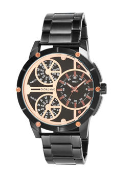 Giordano - Men's Black Round Analog Watch