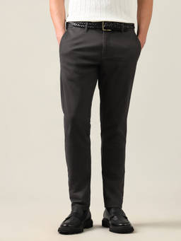 U.S. POLO ASSN. - Grey Austin Slim Fit Twill Trousers