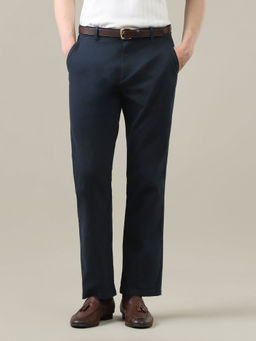 U.S. POLO ASSN. - Navy Blue Twill Riley Straight Fit Trousers