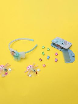 ilearnngrow - Frozen Hair Accessories Set of 11- Sea Green