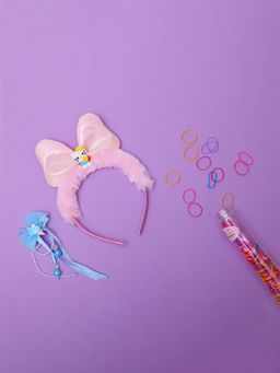 ilearnngrow - Hello Kitty Hair Accessories Set of 5- Pastel Pink