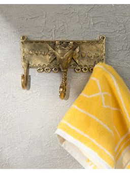 Fabindia - Gold Brass Wall Hook