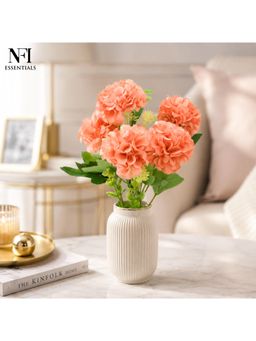 NFI Essentials - Peach Artificial Dark Pink Flower Bunch for Home Decor