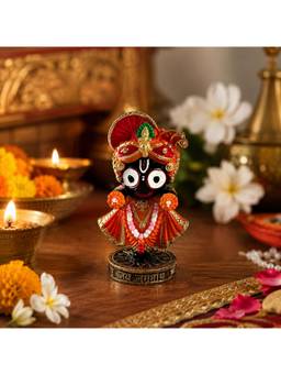 eCraftIndia - Multi-Color Lord Jagannath Ji Idol Decorative Showpiece for Home Decor