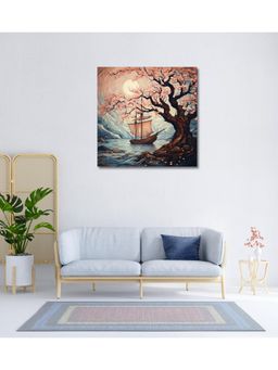 Olive Tree - Multi-Color Canvas Wall Painting for Living Room