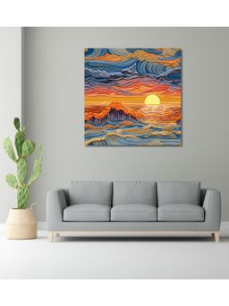 Olive Tree - Multi-Color Canvas Wall Painting for Living Room