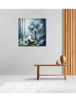 Olive Tree - Multi-Color Canvas Wall Painting for Living Room