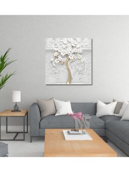 Olive Tree - White Canvas Wall Painting for Living Room