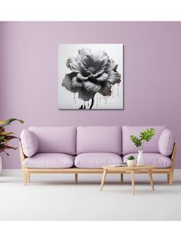 Olive Tree - Grey Canvas Wall Painting for Living Room
