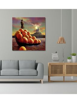 Olive Tree - Multi-Color Canvas Wall Painting for Living Room
