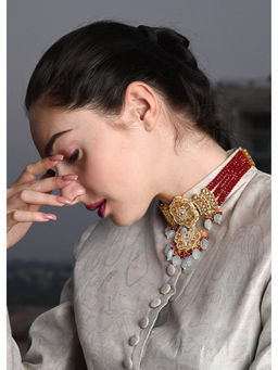 Odette - Multicolour Metal Necklace Set (Set of 2)