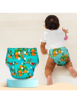 Superbottoms - Unisex Peaches Multi-Color Reusable Cloth Diaper