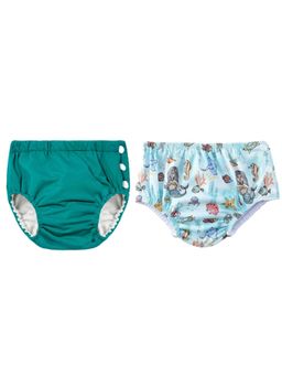 Chinmay Kids - Multi-Color Reusable Swim Diapers (L) (Pack of 2)