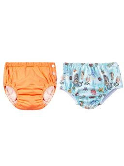 Chinmay Kids - Multi-Color Reusable Swim Diapers (L) (Pack of 2)