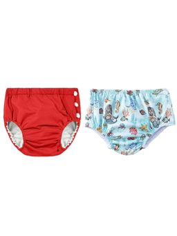 Chinmay Kids - Multi-Color Reusable Swim Diapers (L) (Pack of 2)
