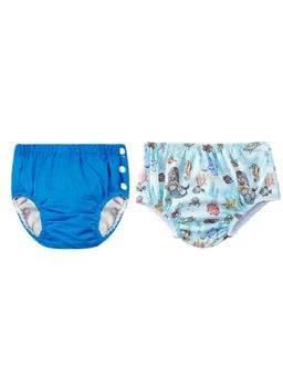 Chinmay Kids - Multi-Color Reusable Swim Diapers (L) (Pack of 2)