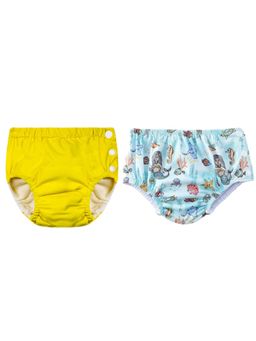 Chinmay Kids - Multi-Color Reusable Swim Diapers (L) (Pack of 2)