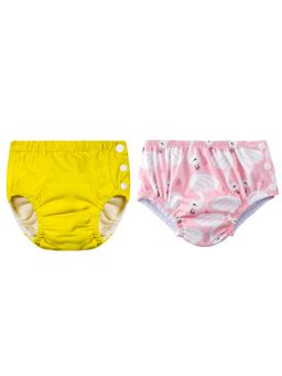 Chinmay Kids - Multi-Color Reusable Swim Diapers (L) (Pack of 2)