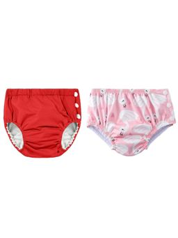Chinmay Kids - Multi-Color Reusable Swim Diapers (L) (Pack of 2)