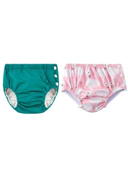Chinmay Kids - Multi-Color Reusable Swim Diapers (L) (Pack of 2)