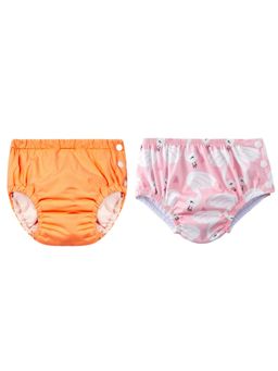 Chinmay Kids - Multi-Color Reusable Swim Diapers (L) (Pack of 2)