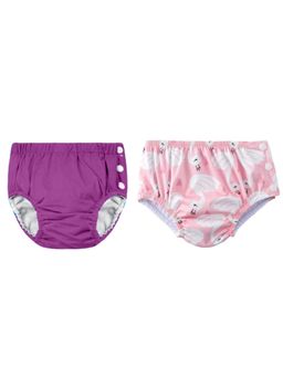 Chinmay Kids - Multi-Color Reusable Swim Diapers (L) (Pack of 2)