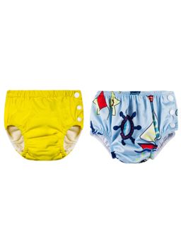 Chinmay Kids - Multi-Color Reusable Swim Diapers (L) (Pack of 2)