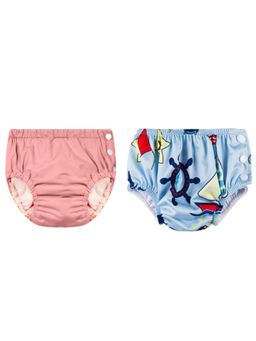 Chinmay Kids - Multi-Color Reusable Swim Diapers (L) (Pack of 2)