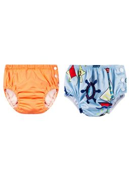 Chinmay Kids - Multi-Color Reusable Swim Diapers (L) (Pack of 2)