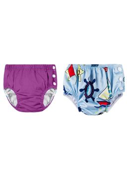 Chinmay Kids - Multi-Color Reusable Swim Diapers (L) (Pack of 2)