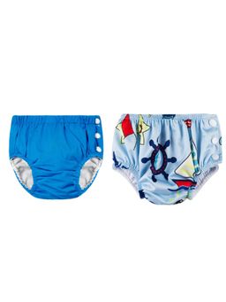 Chinmay Kids - Multi-Color Reusable Swim Diapers (L) (Pack of 2)