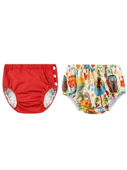 Chinmay Kids - Multi-Color Reusable Swim Diapers (L) (Pack of 2)