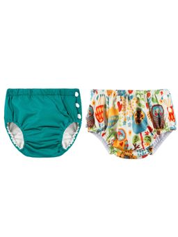 Chinmay Kids - Multi-Color Reusable Swim Diapers (L) (Pack of 2)
