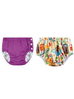 Chinmay Kids - Multi-Color Reusable Swim Diapers (L) (Pack of 2)