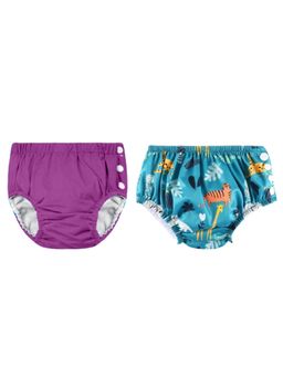 Chinmay Kids - Multi-Color Reusable Swim Diapers (L) (Pack of 2)