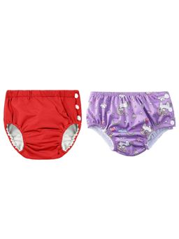 Chinmay Kids - Multi-Color Reusable Swim Diapers (L) (Pack of 2)