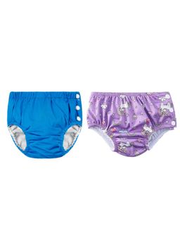 Chinmay Kids - Multi-Color Reusable Swim Diapers (L) (Pack of 2)