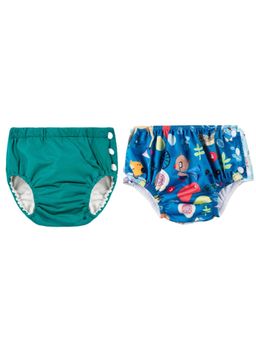 Chinmay Kids - Multi-Color Reusable Swim Diapers (L) (Pack of 2)