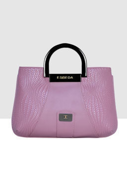 ESBEDA - Pink Color Acrylic Top Handle Medium Handbag For Women