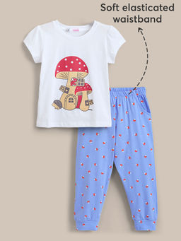 Hopscotch - 2 Piece Mushroom Home Sweet T-Shirt with Pajama Set
