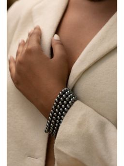 Kastiya Jewels - Grey Pearl Beaded Bracelet