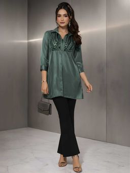 Dora Dori - Green Embroidered Co-Ords