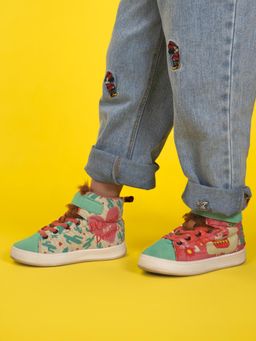 HOPUP - Kids Kicks 204 Sheep Hi-Top Sneakers