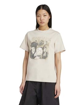 adidas Originals - Women Beige Graphic Printed Fox Disney T-shirt