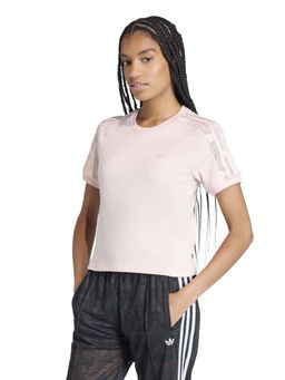 adidas Originals - Women Pink Self Design Cali T-shirt