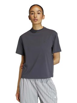 adidas Originals - Women Grey Solid Regular Fit T-shirt
