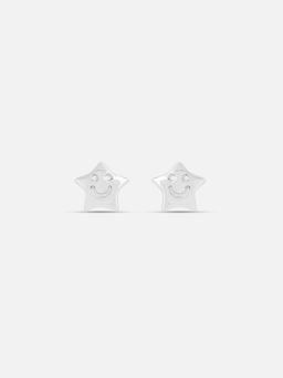 Mia by Tanishq - Happy Star Silver Stud Earrings
