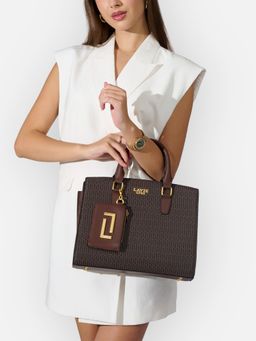 Lavie Luxe - Women's Ellon 10 Inch Laptop Handbag (Brown) (M)